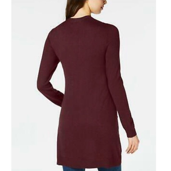 NEW Maison Jules Maroon Cardigan Sweater - Picture 3 of 6